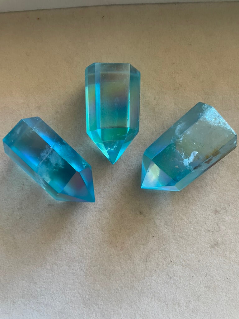 Blue Angel Aura Quartz Towers