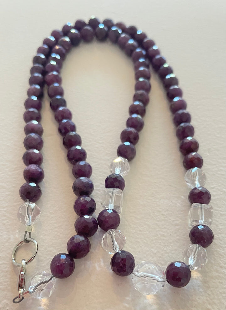 Purple Ruby Necklace