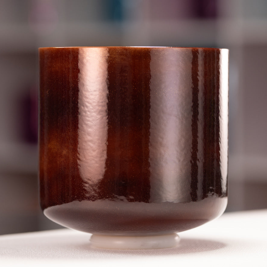 9" A#+37 Sacred Ground Crystal Singing Bowl