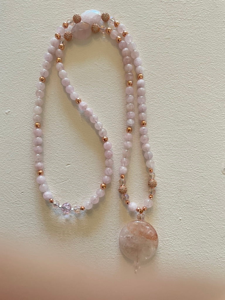 Morganite Mala