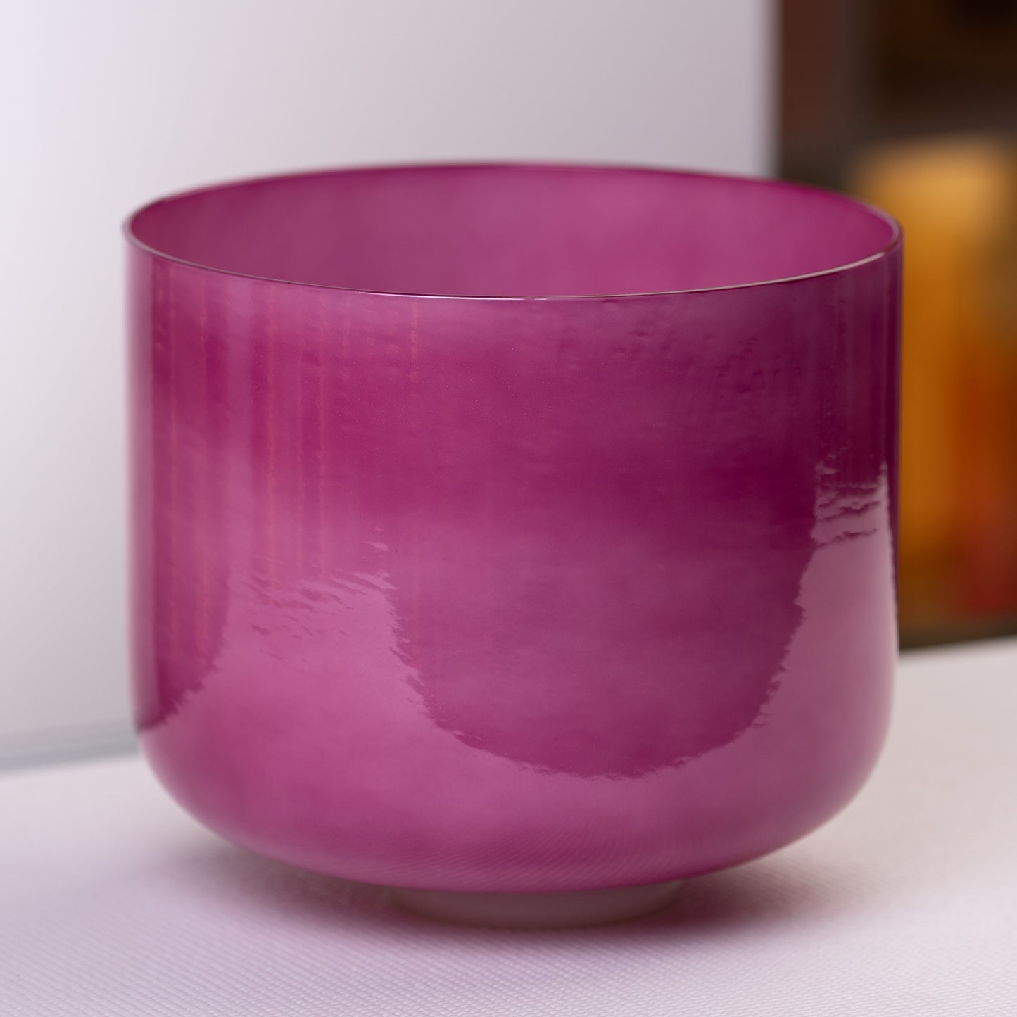 11" D+26 Magenta Manifestation Crystal Singing Bowl, Sacred Singing Bowls