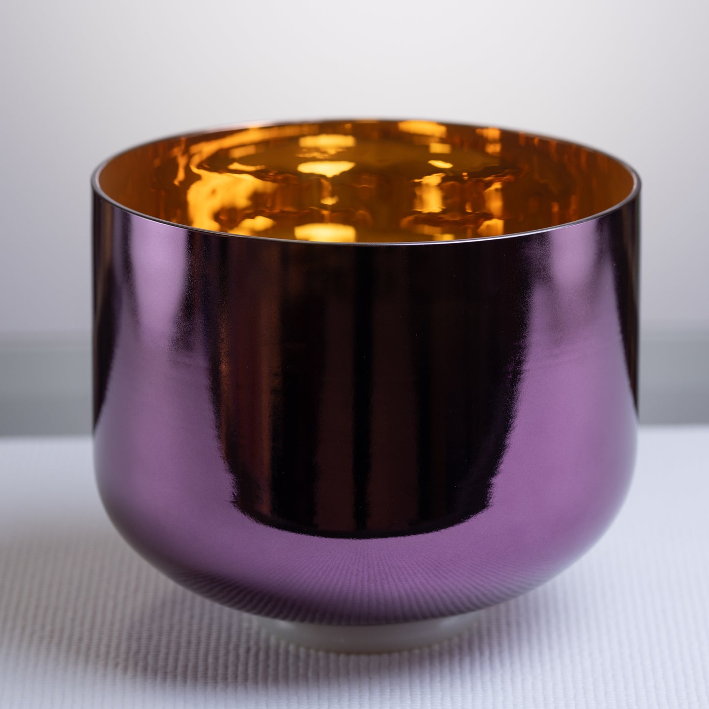 10" G#+28 Divine Violet Flame Crystal Singing Bowl