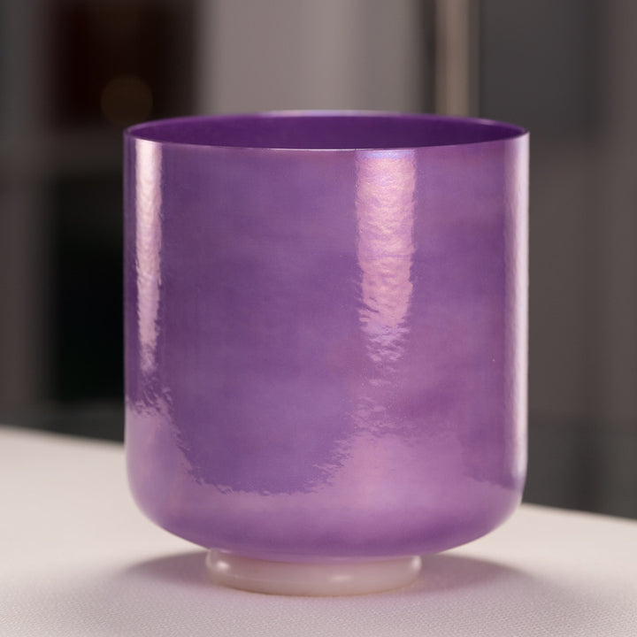 8" C+33 Lilac Blossom Crystal Singing Bowl