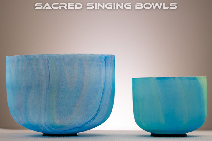 Color Fusion Frosted Bowl Pair