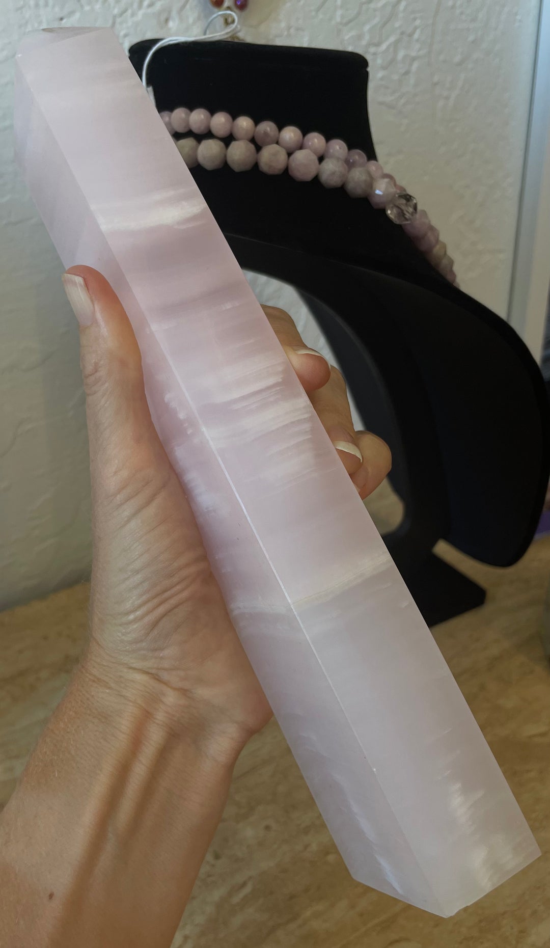 Light Pink Calcite Tower