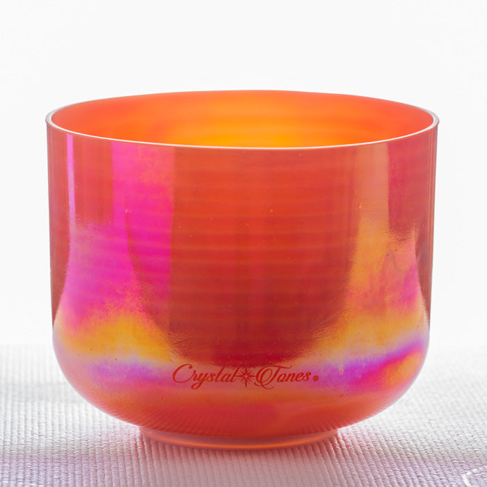 10" G-15 Sedona Red Rock Platinum Alchemy Crystal Singing Bowl, Crystal Tones ™