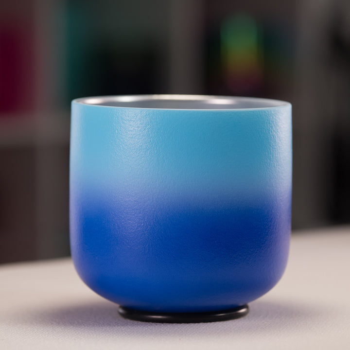 6.75" A#+3 Frosted Father Sky Crystal Singing Bowl