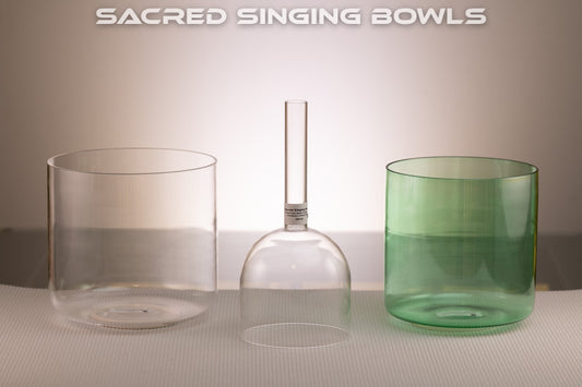 C Major: Harmonic Crystal Singing Bowl Set, Sacred Singing Bowls