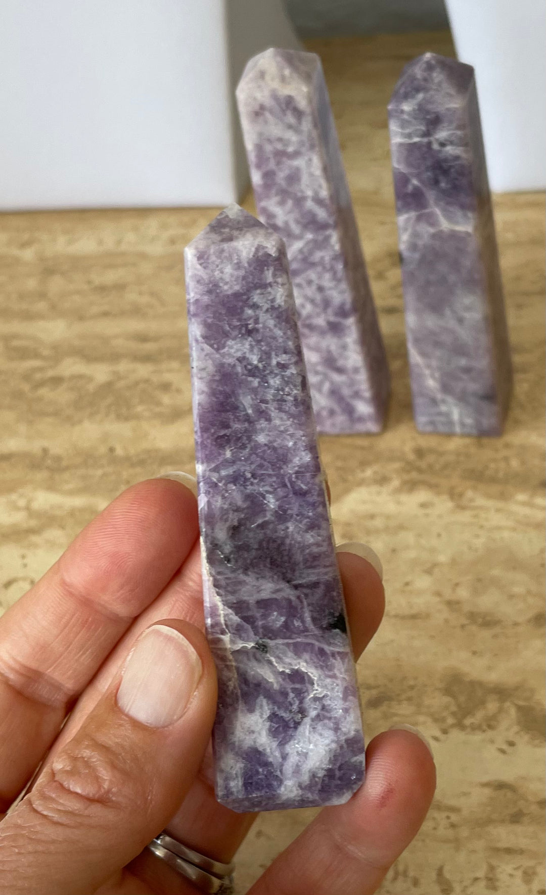 Small Lepidolite Tower
