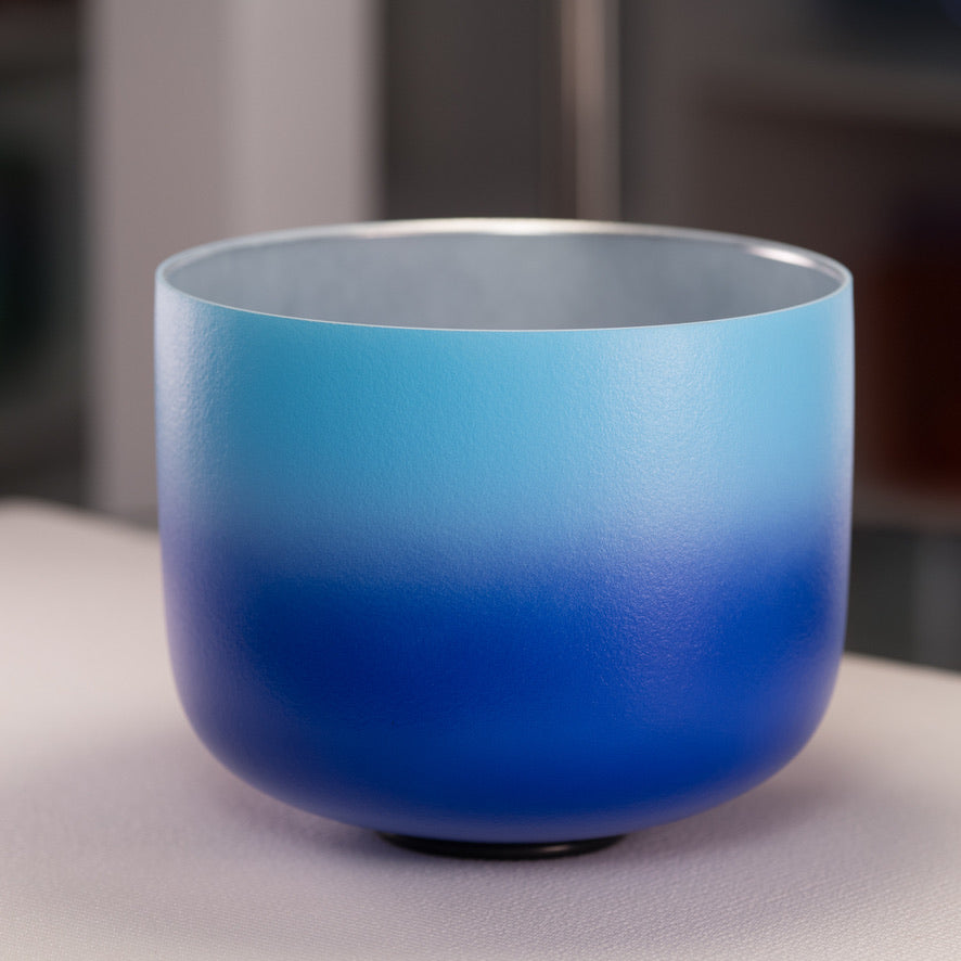 11" C-29 Frosted Father Sky Crystal Singing Bowl