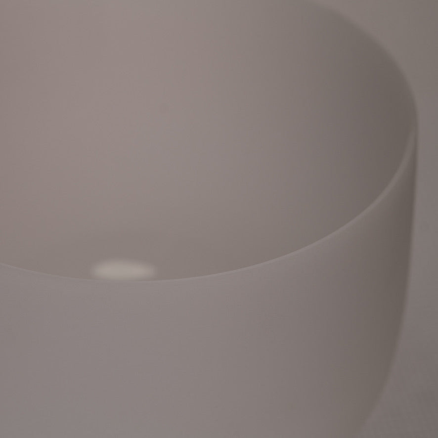 10" C-30 White Frosted Bowl