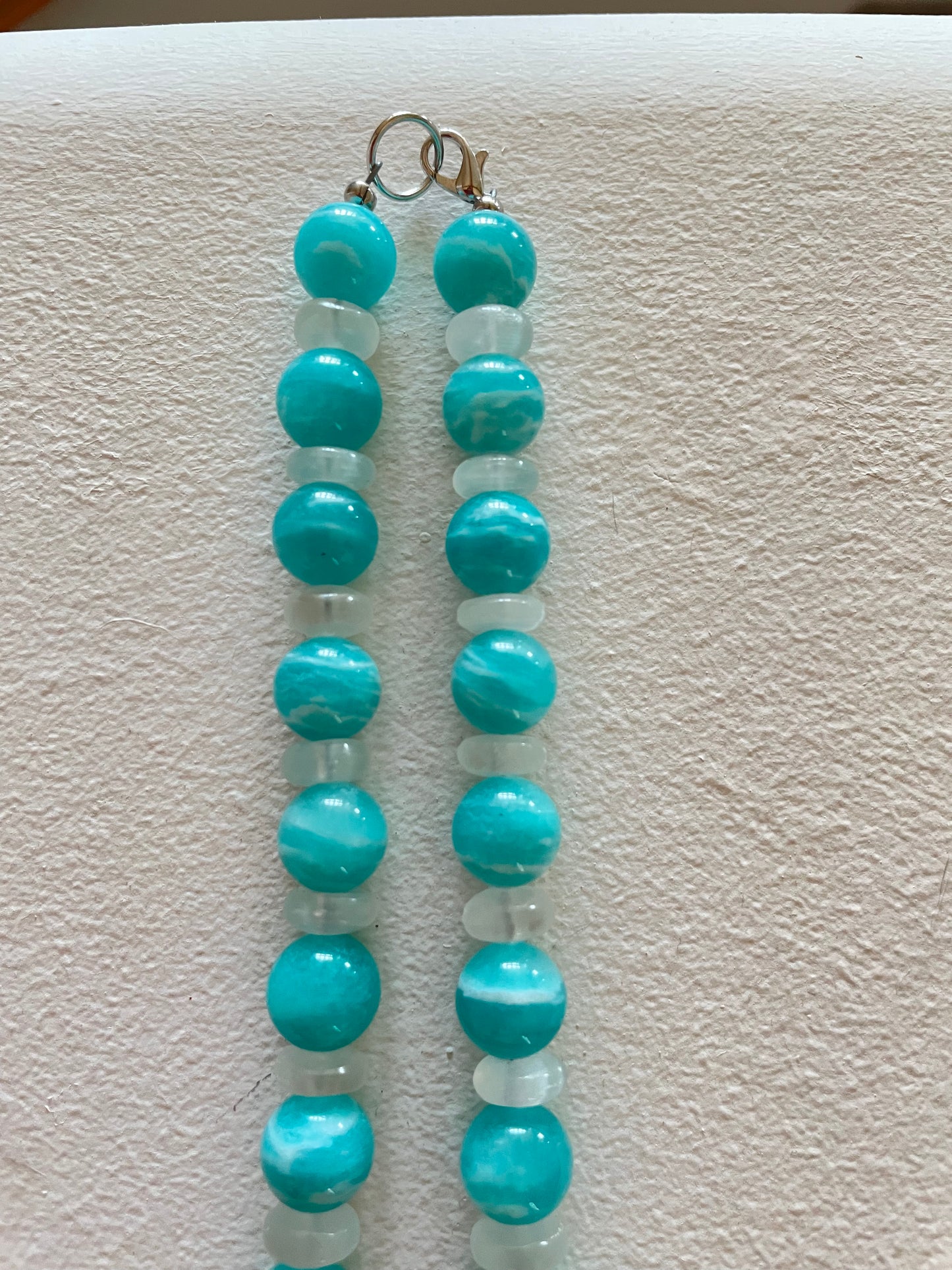 Amazonite & Selenite Necklace