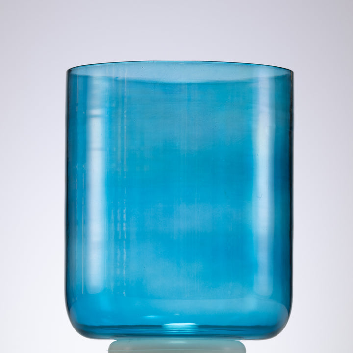 7" D-29 Caribbean Blue Crystal Singing Bowl