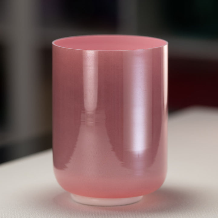 6.75" E-40 Autumn Rose Crystal Singing Bowl, Tall