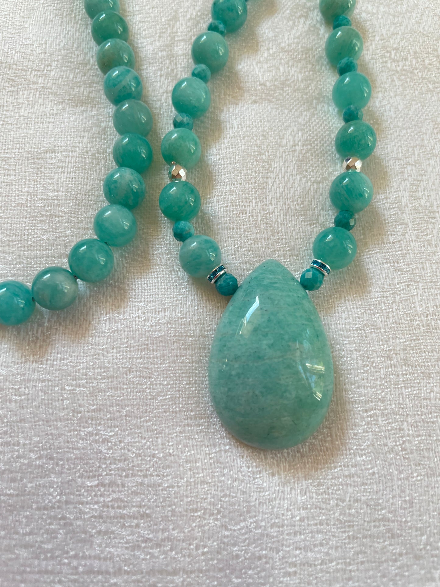 Amazonite Mala