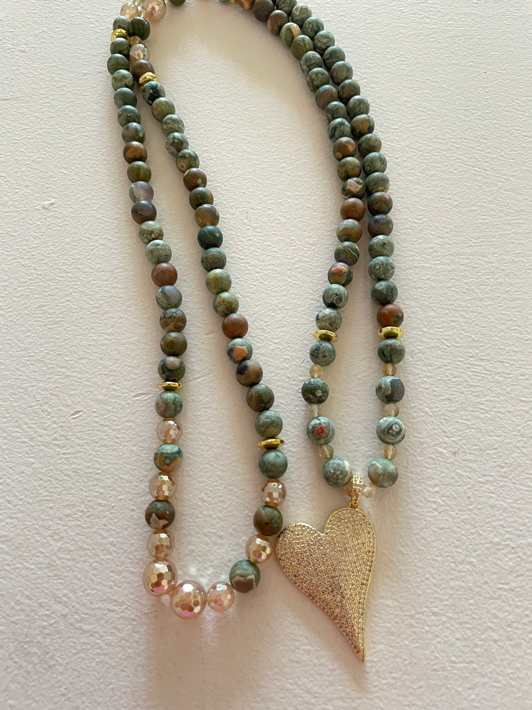 Rainforest Jasper Mala