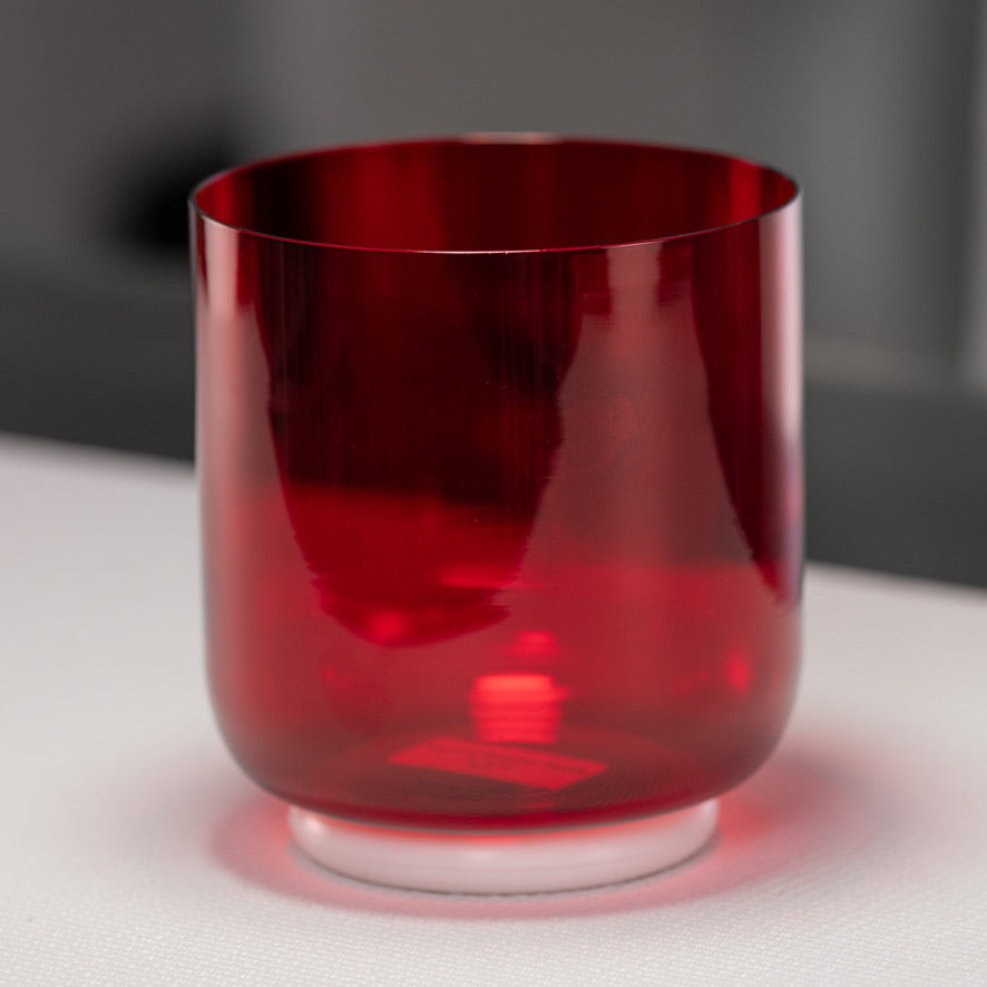 6" D+32 Ruby Ray Crystal Singing Bowl