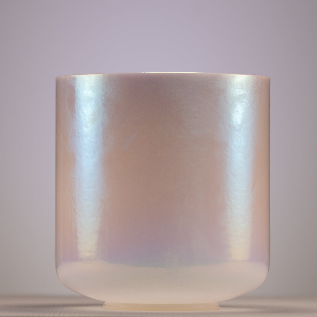 8" C-1 Majestic Moon Crystal Singing Bowl, Perfect Pitch