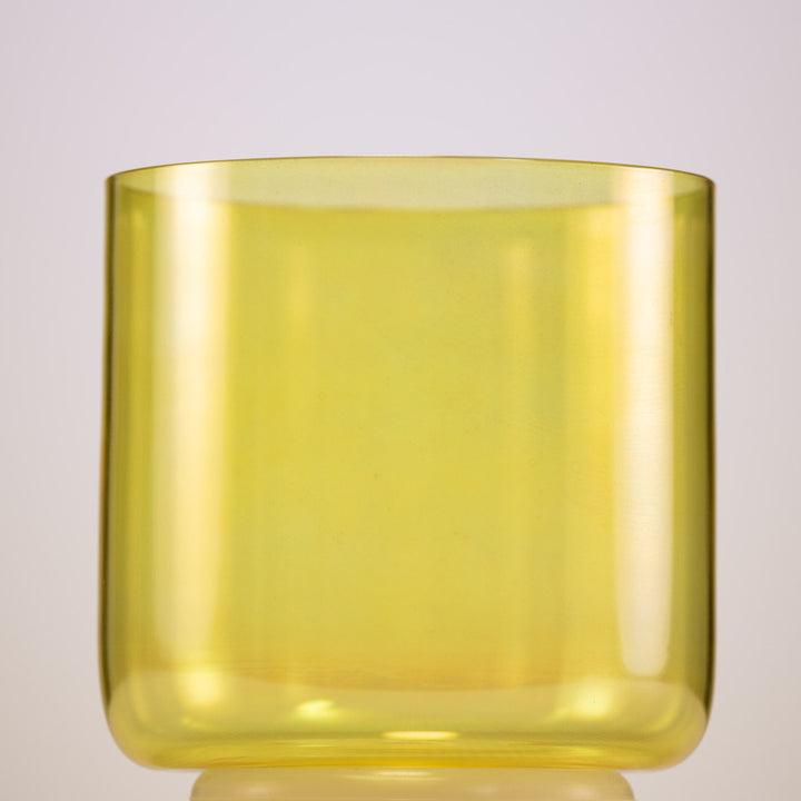 6" E+10 Radiant Sun Crystal Singing Bowl, Perfect Pitch