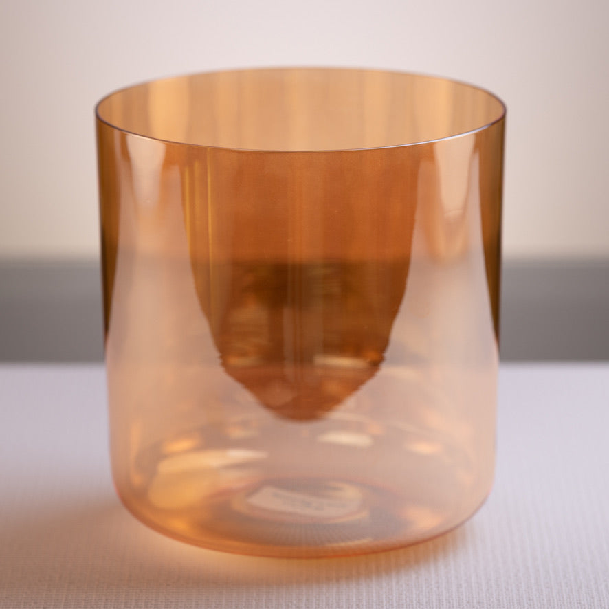 7.5" F#-32 Topaz Transformation Crystal Singing Bowl, Sacred Singing Bowls