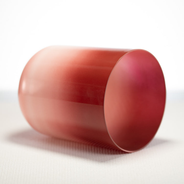 7" D-37 Crimson Dawn Crystal Singing Bowl