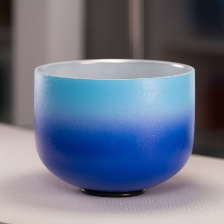 10" A-35 Frosted Father Sky Crystal Singing Bowl