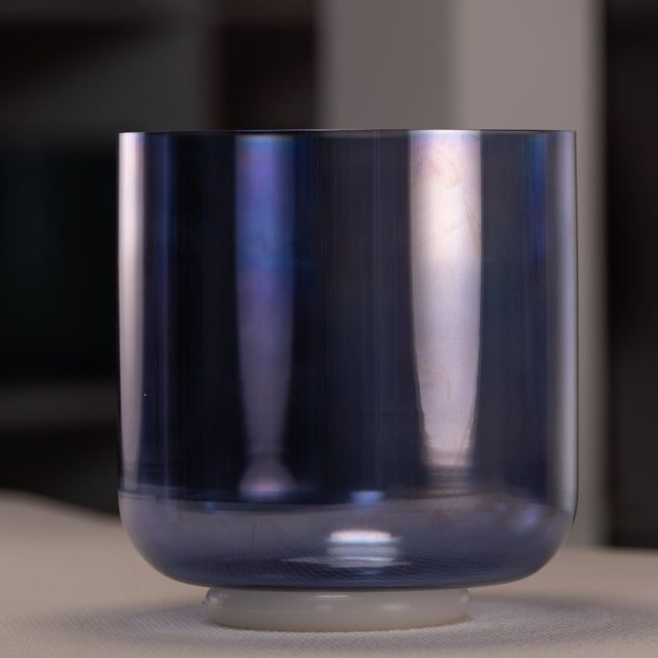 7.5" C+5 Indigo Child Crystal Singing Bowl, Perfect Pitch