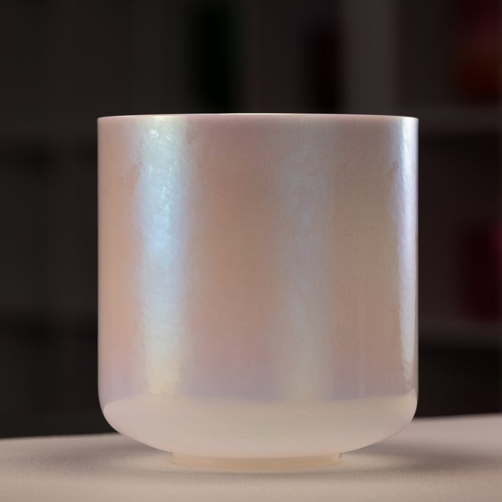 8" C-1 Majestic Moon Crystal Singing Bowl, Perfect Pitch