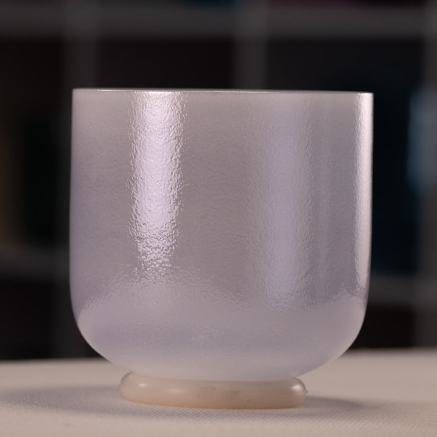 7" A+15 Majestic Moon Celestial Frosted Crystal Singing Bowl