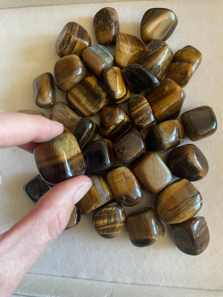 Tiger Eye Tumbles