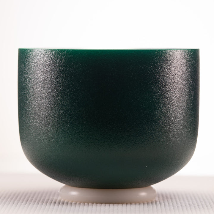 8" C-26 Frosted Marine Dream Crystal Singing Bowl