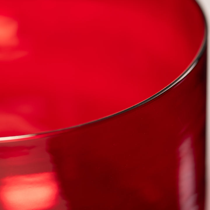12" C#+27 Ruby Ray Crystal Singing Bowl