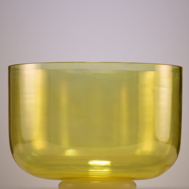 9.75" B+6 Radiant Sun Crystal Singing Bowl, Perfect Pitch