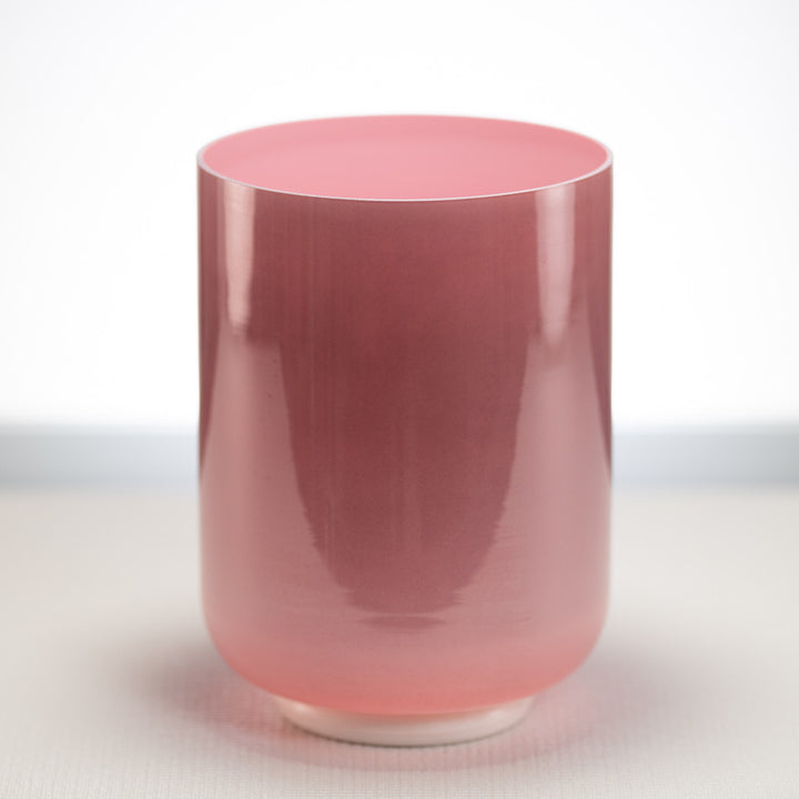 6.75" E-40 Autumn Rose Crystal Singing Bowl, Tall