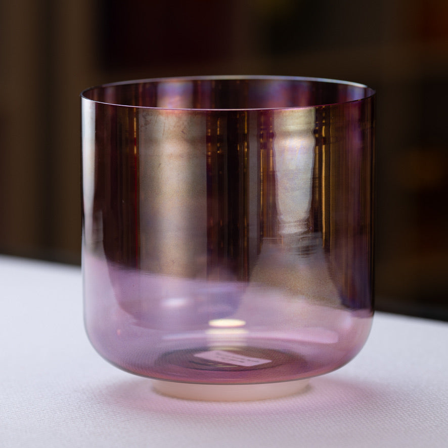 7.75" G#+46 Solar Violet Crystal Singing Bowl