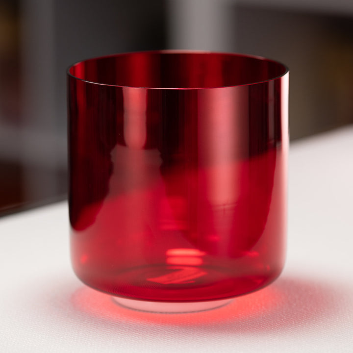 7.5" C+46 Ruby Ray Crystal Singing Bowl