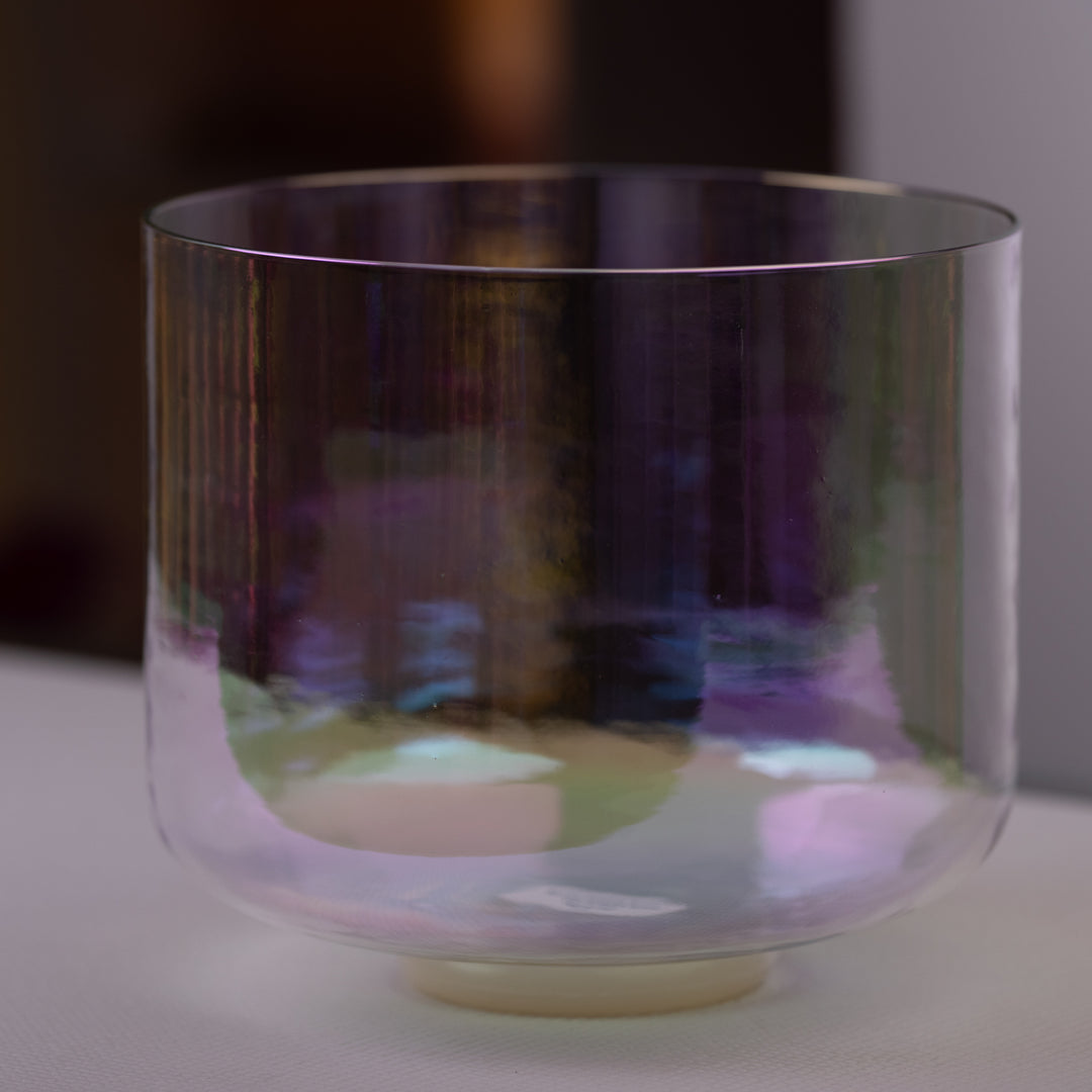 10" F-37 Prismatic Crystal Singing Bowl