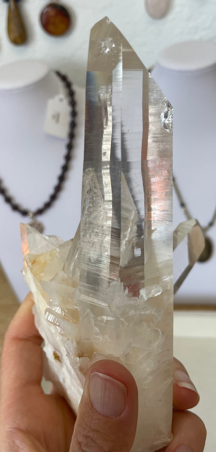Lemurian Seed Cluster with 2 Wands