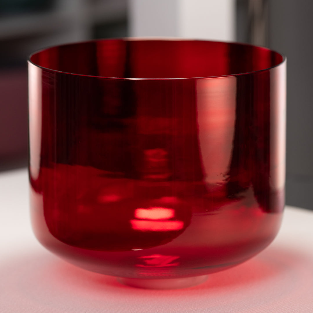 12" C#+27 Ruby Ray Crystal Singing Bowl