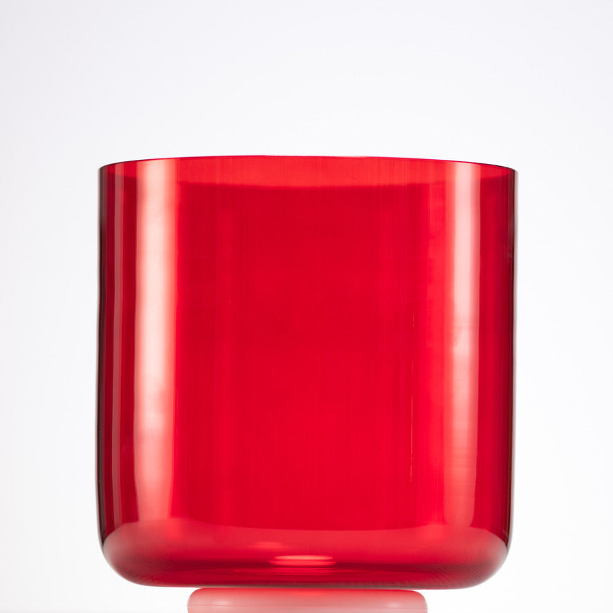 7.5" C#-30 Ruby Ray Crystal Singing Bowl