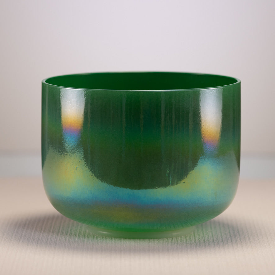 8" F#-24 Forest Fairy Celestial Frosted Singing Bowl