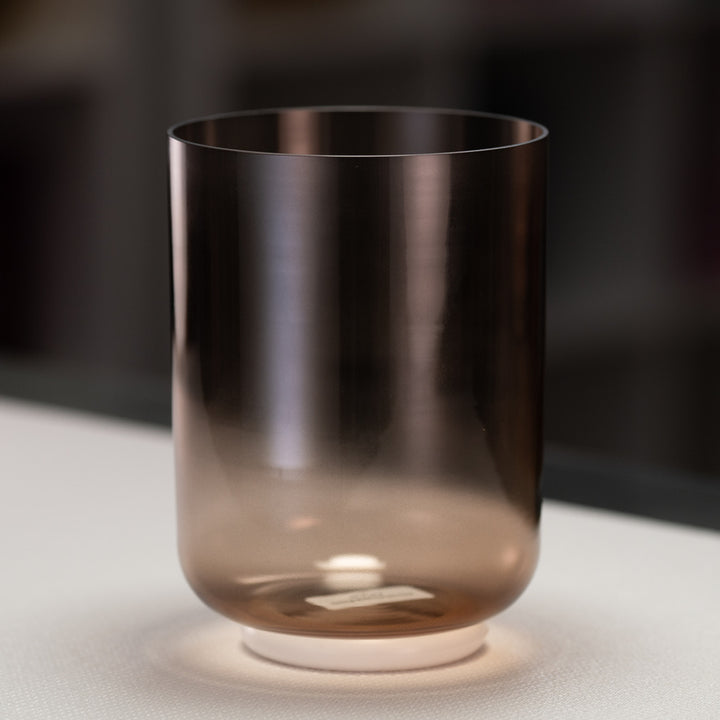 6.5" E-30 Sacred Ground Crystal Singing Bowl, Tall