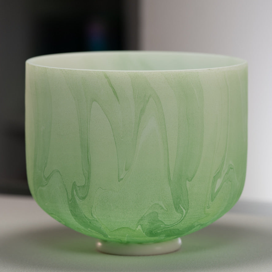 G Major: Frosted Crystal Singing Bowl Set