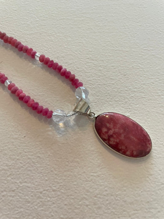 Thulite Necklace