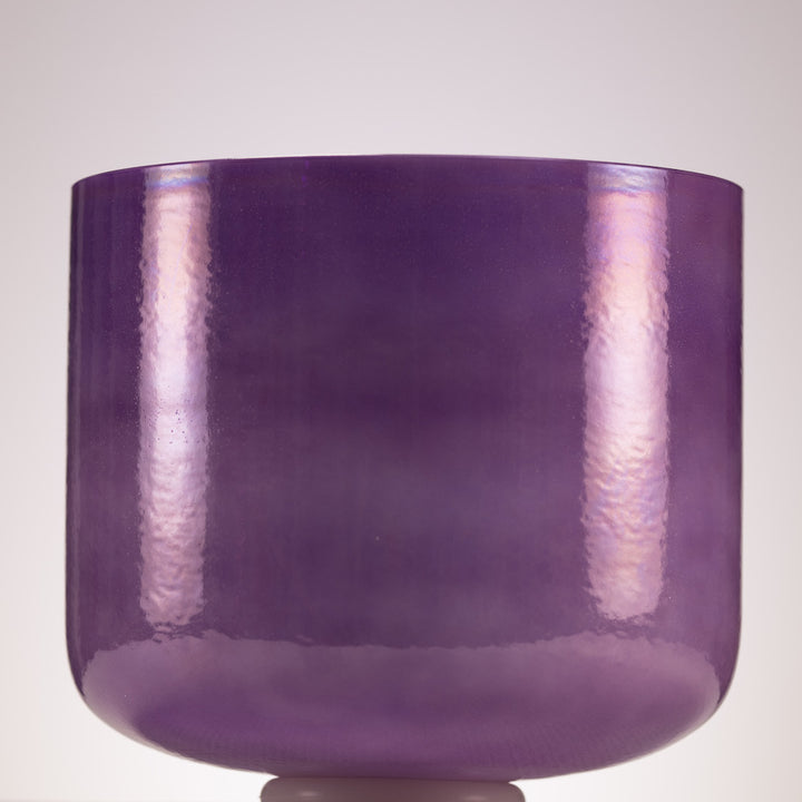 11" D-27 Lilac Blossom Crystal Singing Bowl