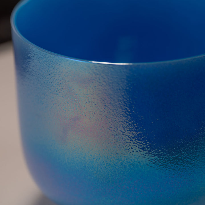 8" D#-25 Father Sky Celestial Frosted Singing Bowl
