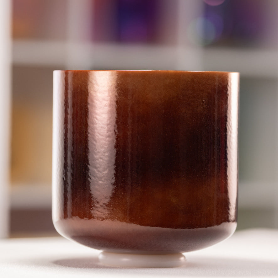 9" A#+37 Sacred Ground Crystal Singing Bowl