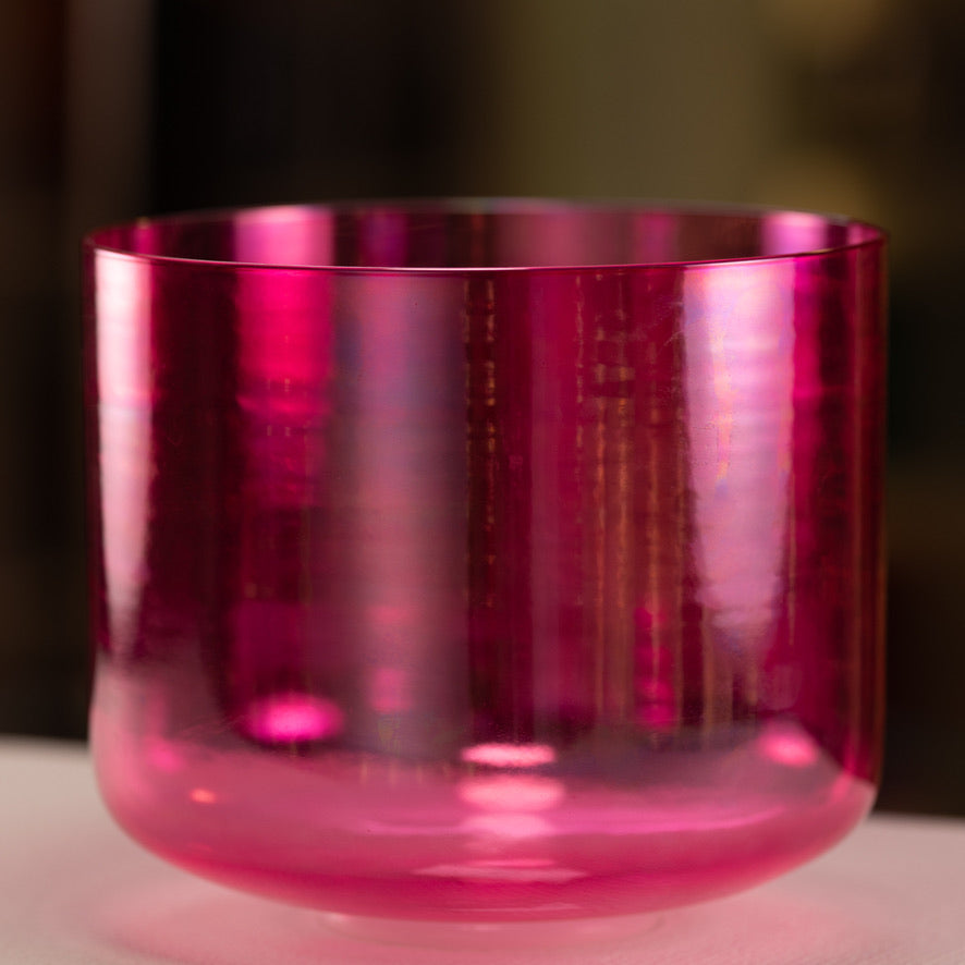 10" E+24 Pink Lotus Crystal Singing Bowl