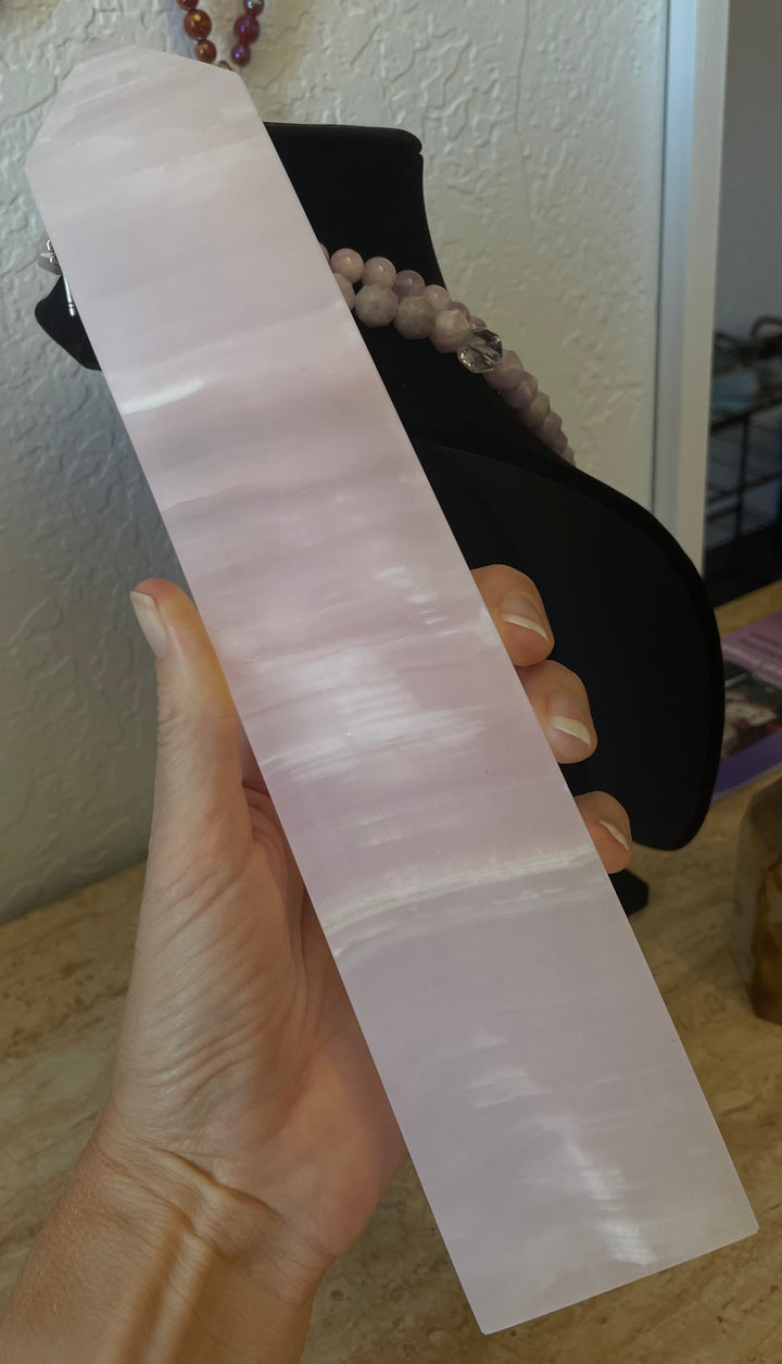 Light Pink Calcite Tower