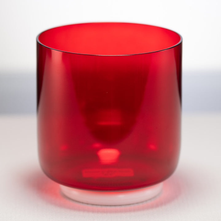 6" G-44 Ruby Ray Crystal Singing Bowl